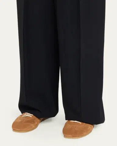Dries Van Noten Suede Sneaker Mules | Thumbnail 2 Dries Van Noten Suede Sneaker Mules | Thumbnail 2