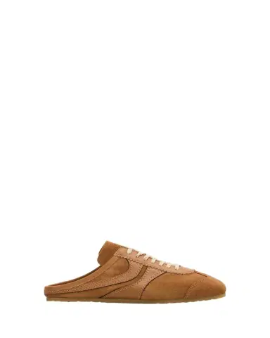 Dries Van Noten Suede Sneaker Mules | Thumbnail 1 Dries Van Noten Suede Sneaker Mules | Thumbnail 1