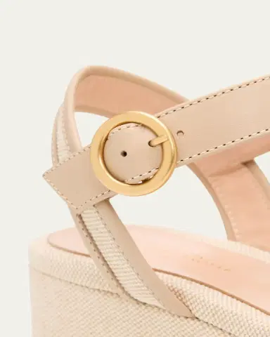 Gianvito Rossi 70mm Platform Linen Sandals | Thumbnail 3 Gianvito Rossi 70mm Platform Linen Sandals | Thumbnail 3