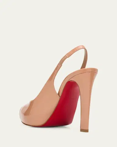 Christian Louboutin 120mm Lady Fanny Patent Leather Peep-Toe Pumps | Thumbnail 2 Christian Louboutin 120mm Lady Fanny Patent Leather Peep-Toe Pumps | Thumbnail 2