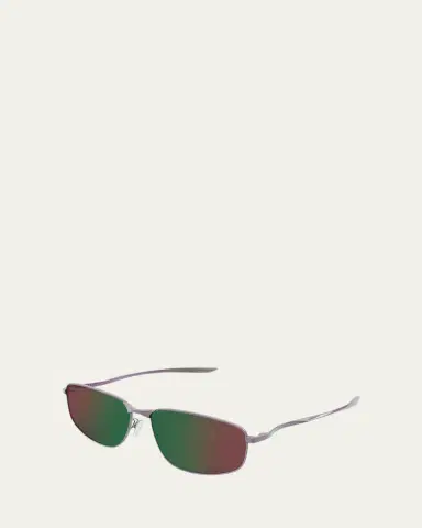 Balenciaga Men's BB0494SA-005 Metal and Nylon Rectangle Sunglasses | Thumbnail 2 Balenciaga Men's BB0494SA-005 Metal and Nylon Rectangle Sunglasses | Thumbnail 2