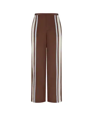SIR. Marais Striped Silk Crepe Trousers | Thumbnail 1 SIR. Marais Striped Silk Crepe Trousers | Thumbnail 1