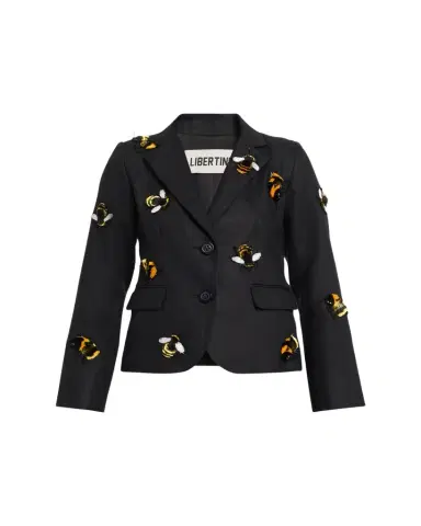 Libertine Buzz Off Linen Classic Jacket | Thumbnail 1 Libertine Buzz Off Linen Classic Jacket | Thumbnail 1