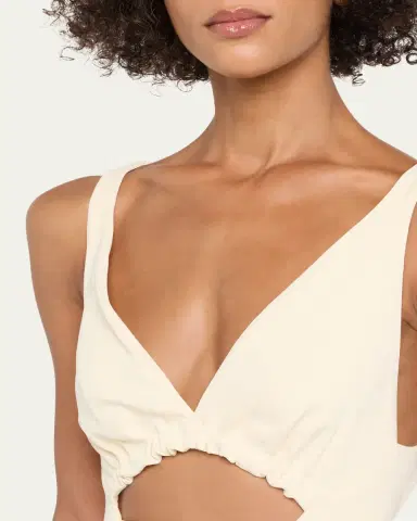 Rabanne Plunging Strappy Cutout Midi Tank Dress | Thumbnail 5 Rabanne Plunging Strappy Cutout Midi Tank Dress | Thumbnail 5