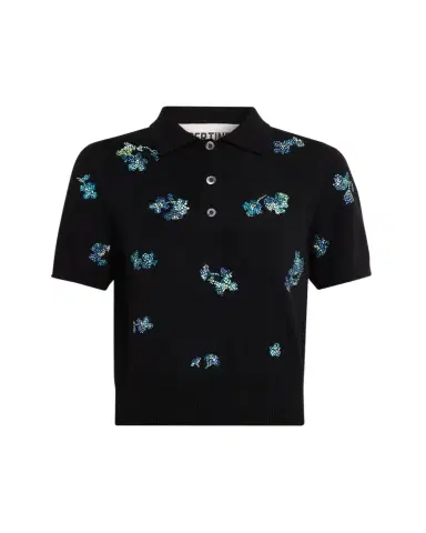 Libertine Bluebell Lane Cashmere Polo Sweater | Thumbnail 1 Libertine Bluebell Lane Cashmere Polo Sweater | Thumbnail 1