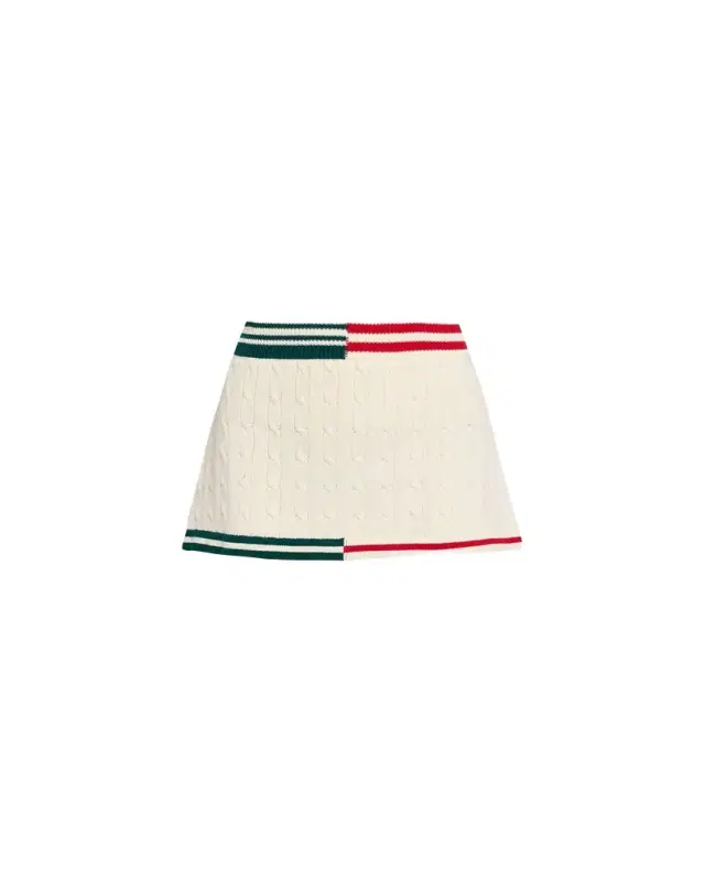 Pearson Cable-Knit Mini Skirt Pearson Cable-Knit Mini Skirt