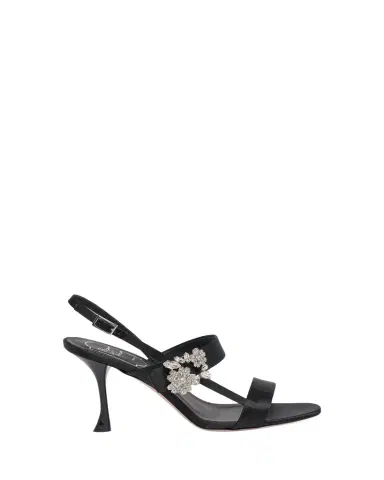 Roger Vivier 85mm Mini Bouquet Satin Slingback Sandals | Thumbnail 1 Roger Vivier 85mm Mini Bouquet Satin Slingback Sandals | Thumbnail 1