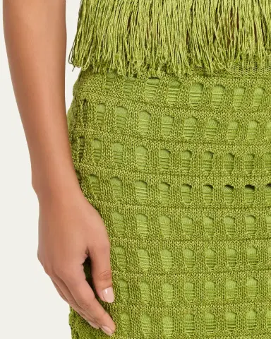 A.L.C. Esme Open-Knit Fringe Top | Thumbnail 5 A.L.C. Esme Open-Knit Fringe Top | Thumbnail 5