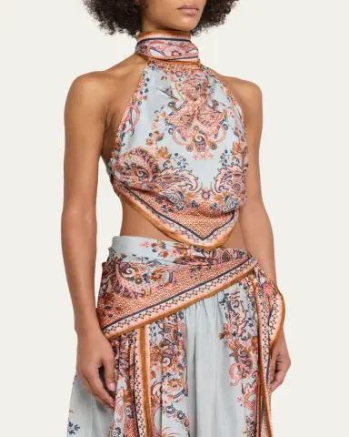 Zimmermann Aster Scarf Top | Thumbnail 4 Zimmermann Aster Scarf Top | Thumbnail 4