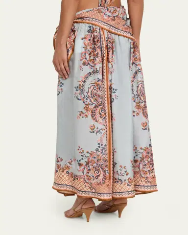 Zimmermann Aster Scarf Midi Skirt | Thumbnail 3 Zimmermann Aster Scarf Midi Skirt | Thumbnail 3
