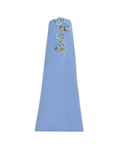 Lela Rose Peony Embroidered Strapless Crepe Gown | Thumbnail 1 Lela Rose Peony Embroidered Strapless Crepe Gown | Thumbnail 1