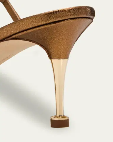 Manolo Blahnik 70mm Ciagalo Metallic Leather Ankle-Strap Sandals | Thumbnail 3 Manolo Blahnik 70mm Ciagalo Metallic Leather Ankle-Strap Sandals | Thumbnail 3