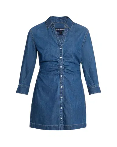 Veronica Beard Maura Denim Mini Dress | Thumbnail 1 Veronica Beard Maura Denim Mini Dress | Thumbnail 1
