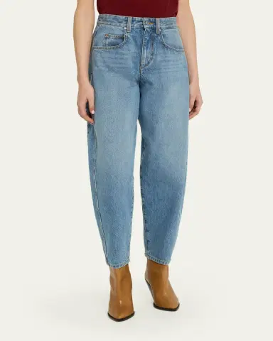 Isabel Marant Oriane Barrel-Leg Ankle Jeans | Thumbnail 4 Isabel Marant Oriane Barrel-Leg Ankle Jeans | Thumbnail 4