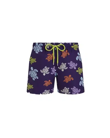 Vilebrequin Men's Tortues Micro-Perforated Ultra-Light Swim Trunks | Thumbnail 1 Vilebrequin Men's Tortues Micro-Perforated Ultra-Light Swim Trunks | Thumbnail 1