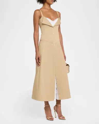 Cinq a Sept Lucil Midi Dress | Thumbnail 4 Cinq a Sept Lucil Midi Dress | Thumbnail 4