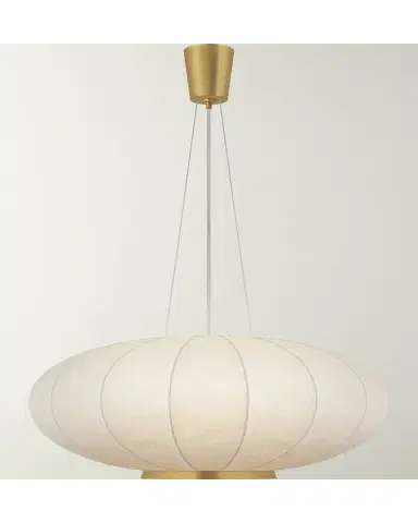 Visual Comfort Signature Paper Moon Large Hanging Shade By Barbara Barry | Thumbnail 2 Visual Comfort Signature Paper Moon Large Hanging Shade By Barbara Barry | Thumbnail 2