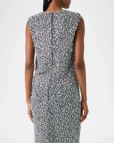 Akris Echo Sequined Sleeveless Blouse | Thumbnail 3 Akris Echo Sequined Sleeveless Blouse | Thumbnail 3