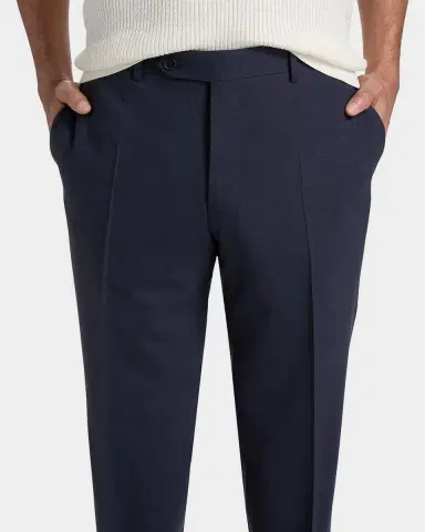 Canali Men's Wool Stretch Straight-Leg Trousers | Thumbnail 5 Canali Men's Wool Stretch Straight-Leg Trousers | Thumbnail 5