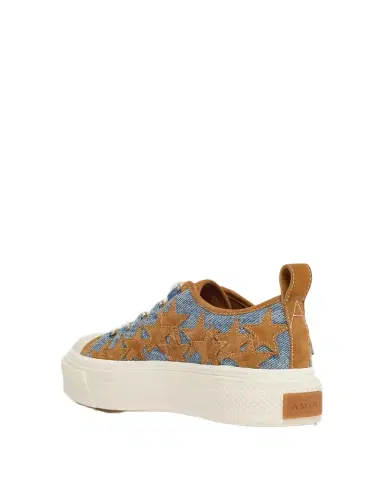AMIRI Denim Stars Court Sneakers | Thumbnail 1 AMIRI Denim Stars Court Sneakers | Thumbnail 1