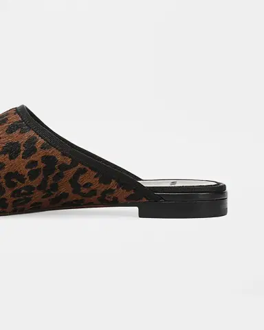 Vince Dakota Leopard Calf Hair Mules | Thumbnail 5 Vince Dakota Leopard Calf Hair Mules | Thumbnail 5