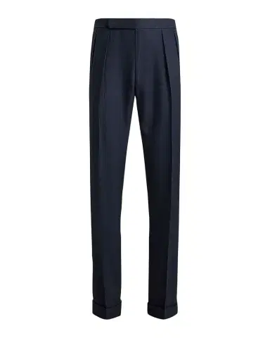 Ralph Lauren Purple Label Men's Gregory Hand-Tailored Plaid Trousers | Thumbnail 1 Ralph Lauren Purple Label Men's Gregory Hand-Tailored Plaid Trousers | Thumbnail 1