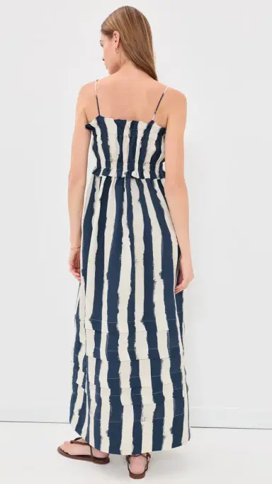 Hunter Bell Larkin Dress Lighthouse Stripe Navy | Thumbnail 3 Hunter Bell Larkin Dress Lighthouse Stripe Navy | Thumbnail 3