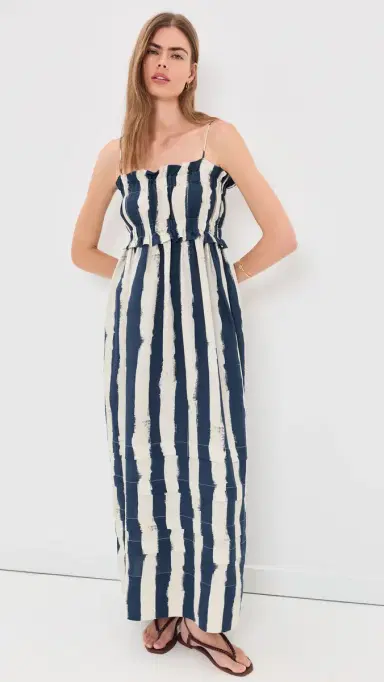 Hunter Bell Larkin Dress Lighthouse Stripe Navy | Thumbnail 5 Hunter Bell Larkin Dress Lighthouse Stripe Navy | Thumbnail 5