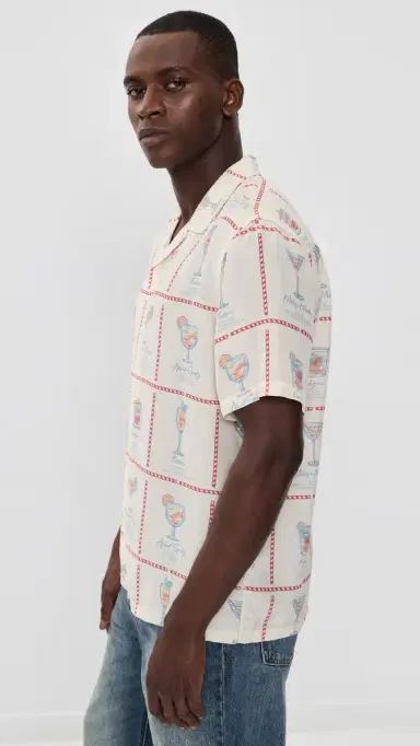 Marine Layer Luxio Resort Button Down Shirt | Thumbnail 4 Marine Layer Luxio Resort Button Down Shirt | Thumbnail 4