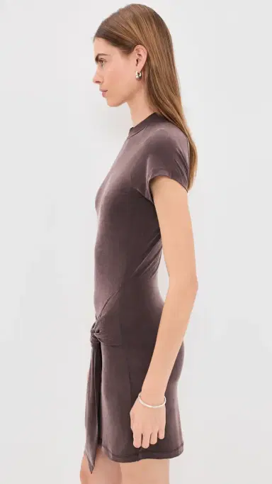 AGOLDE Kerri Mini Dress Plum | Thumbnail 4 AGOLDE Kerri Mini Dress Plum | Thumbnail 4