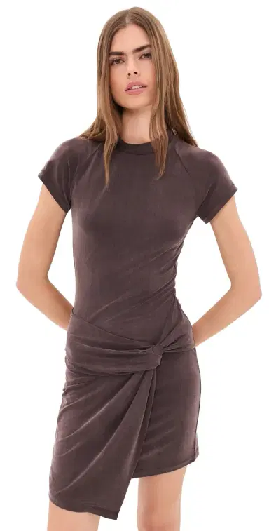 AGOLDE Kerri Mini Dress Plum | Thumbnail 1 AGOLDE Kerri Mini Dress Plum | Thumbnail 1