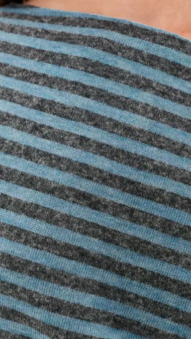 LIONESS Wildlands Tee Grey/Blue Stripe | Thumbnail 6 LIONESS Wildlands Tee Grey/Blue Stripe | Thumbnail 6