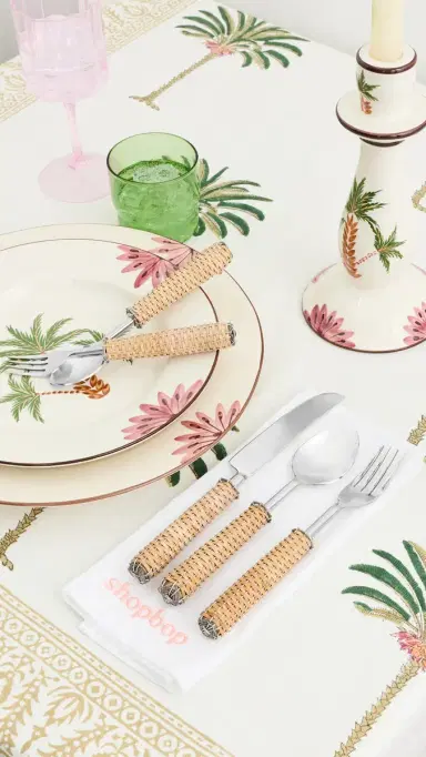 LES OTTOMANS Rattan Cutlery Set | Thumbnail 3 LES OTTOMANS Rattan Cutlery Set | Thumbnail 3