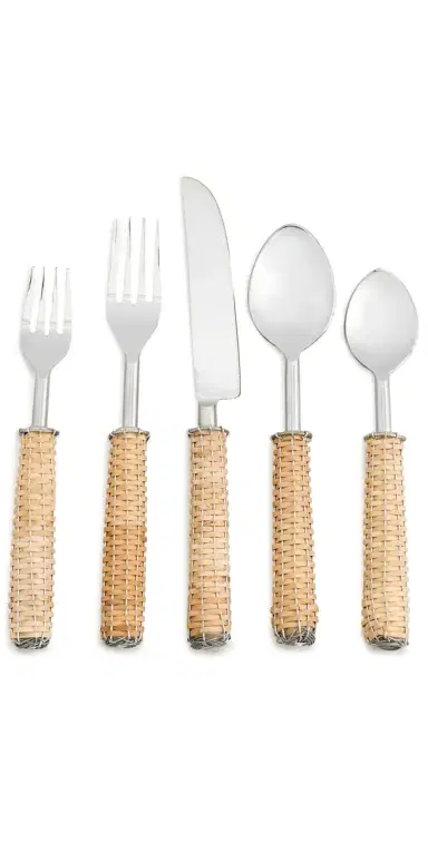 LES OTTOMANS Rattan Cutlery Set | Thumbnail 1 LES OTTOMANS Rattan Cutlery Set | Thumbnail 1