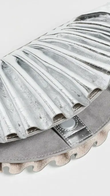 Cult Gaia Nala Mini Clutch Silver One Size | Thumbnail 6 Cult Gaia Nala Mini Clutch Silver One Size | Thumbnail 6
