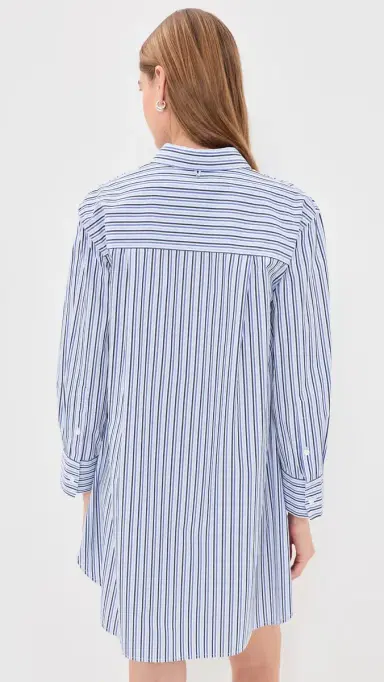 Alex Mill Kelly Shirt Dress Blue Multi tripe | Thumbnail 3 Alex Mill Kelly Shirt Dress Blue Multi tripe | Thumbnail 3