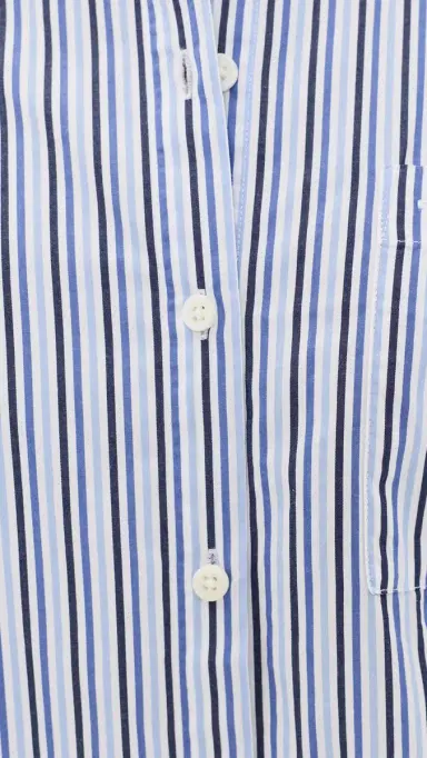 Alex Mill Kelly Shirt Dress Blue Multi tripe | Thumbnail 6 Alex Mill Kelly Shirt Dress Blue Multi tripe | Thumbnail 6