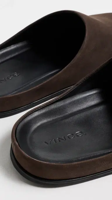 Vince Leo Suede Clogs | Thumbnail 3 Vince Leo Suede Clogs | Thumbnail 3