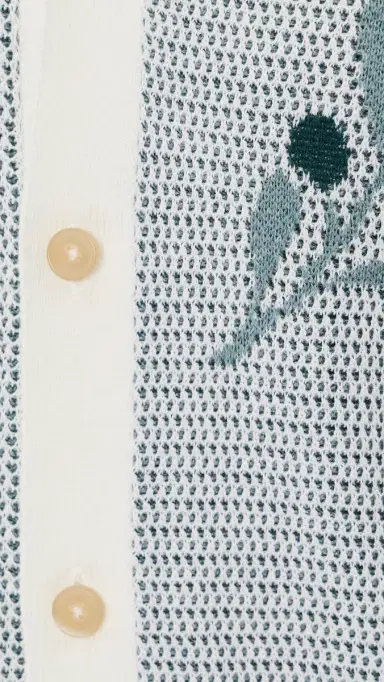 Marine Layer Asher Sweater Resort Shirt White Olive otif | Thumbnail 6 Marine Layer Asher Sweater Resort Shirt White Olive otif | Thumbnail 6
