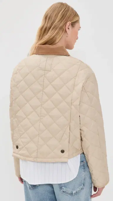 Denimist Faulkner Quilted Jacket ight Khaki Sand | Thumbnail 3 Denimist Faulkner Quilted Jacket ight Khaki Sand | Thumbnail 3