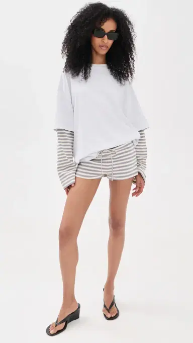 LIONESS Kourt Bloomers Ash tripe | Thumbnail 5 LIONESS Kourt Bloomers Ash tripe | Thumbnail 5