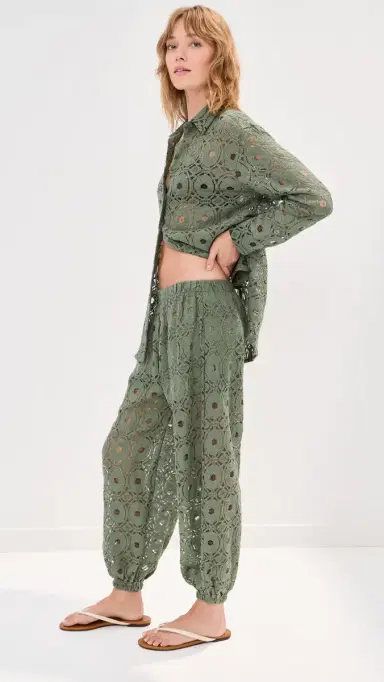 LE BOP Briar Pants Olive S | Thumbnail 4 LE BOP Briar Pants Olive S | Thumbnail 4