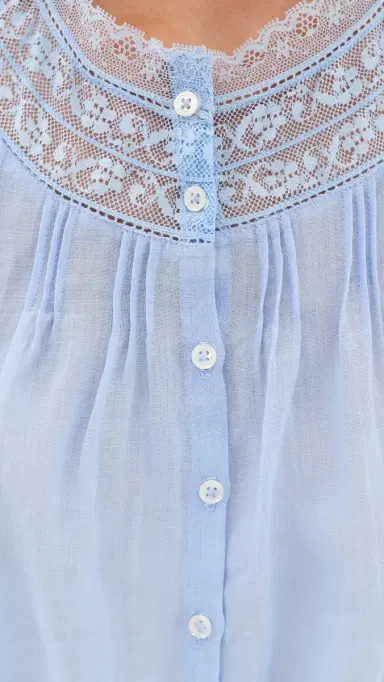 Alex Mill Collette Top In Ramie Hydrangea | Thumbnail 6 Alex Mill Collette Top In Ramie Hydrangea | Thumbnail 6