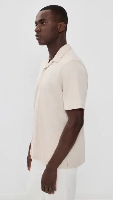 Rhone Palms Camp Shirt Bone | Thumbnail 4 Rhone Palms Camp Shirt Bone | Thumbnail 4