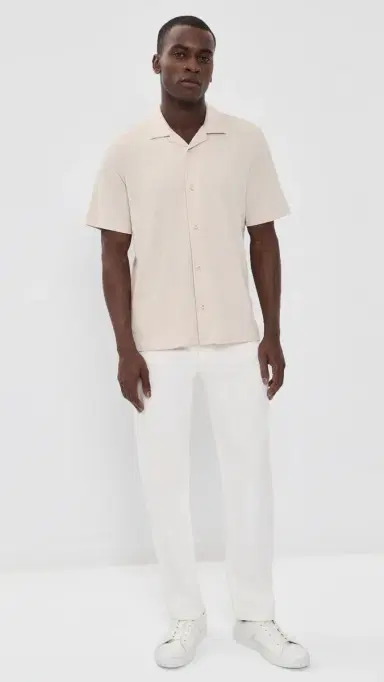 Rhone Palms Camp Shirt Bone | Thumbnail 5 Rhone Palms Camp Shirt Bone | Thumbnail 5