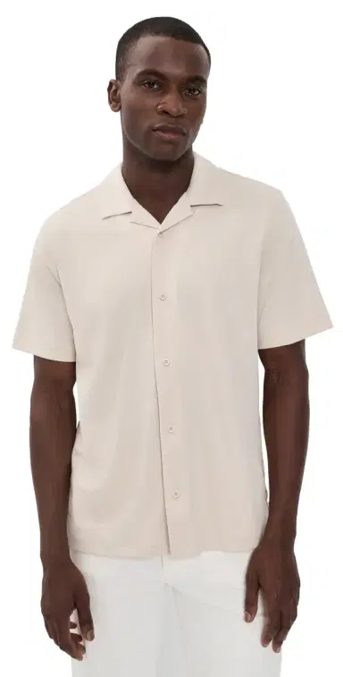Rhone Palms Camp Shirt Bone | Thumbnail 1 Rhone Palms Camp Shirt Bone | Thumbnail 1