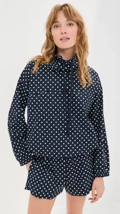 LE BOP Carson Anorak Navy/White L | Thumbnail 2 LE BOP Carson Anorak Navy/White L | Thumbnail 2