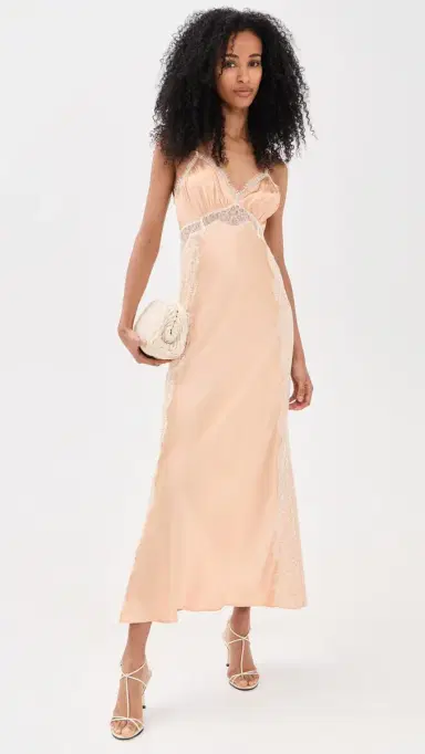 LoveShackFancy Shia Dress Pale Gold | Thumbnail 5 LoveShackFancy Shia Dress Pale Gold | Thumbnail 5
