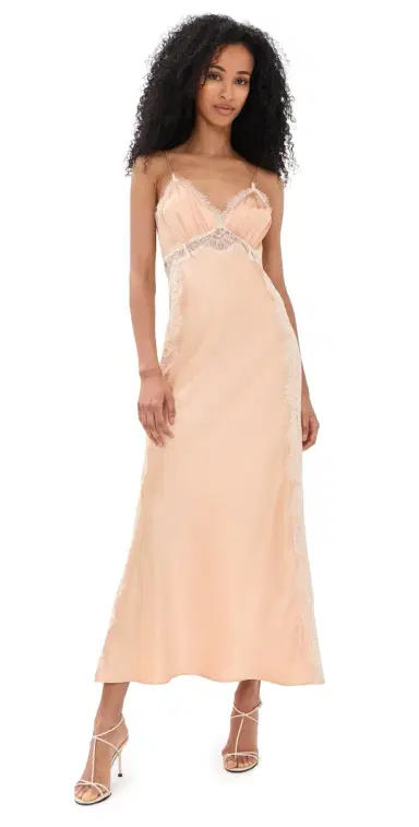 LoveShackFancy Shia Dress Pale Gold | Thumbnail 1 LoveShackFancy Shia Dress Pale Gold | Thumbnail 1