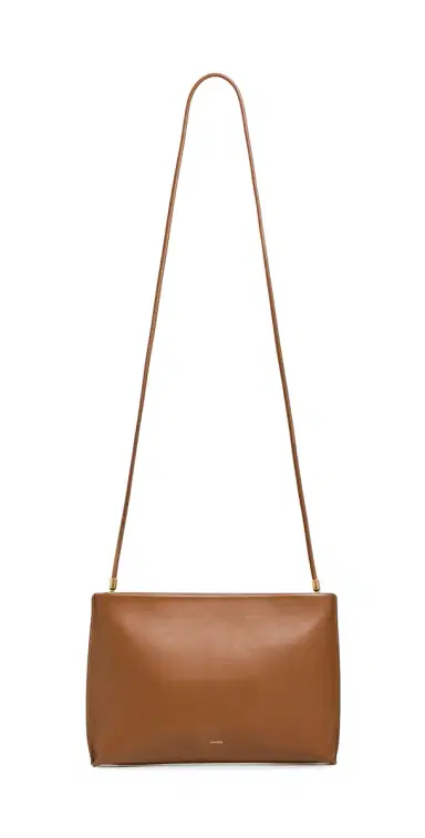 Vince Top Zip Pouch Saddle One Size | Thumbnail 1 Vince Top Zip Pouch Saddle One Size | Thumbnail 1